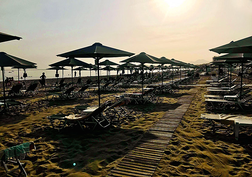 Perivolia beach i Rethymnon på Kreta.