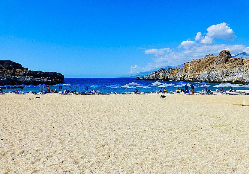 Skinaria beach söder om Rethymnon på Kreta.