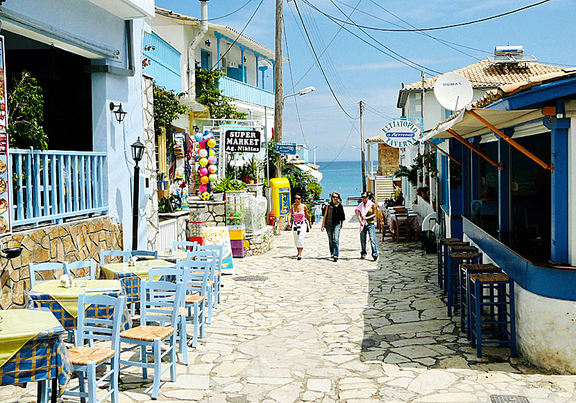 Taverna Captains Corner i Agios Nikitas .