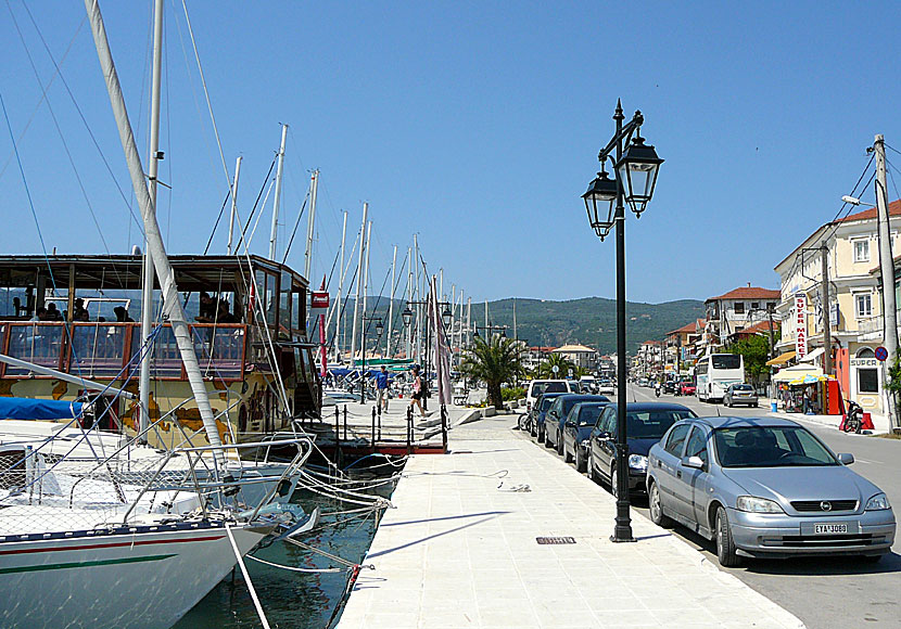 Lefkas Marina. Segelbåtar.