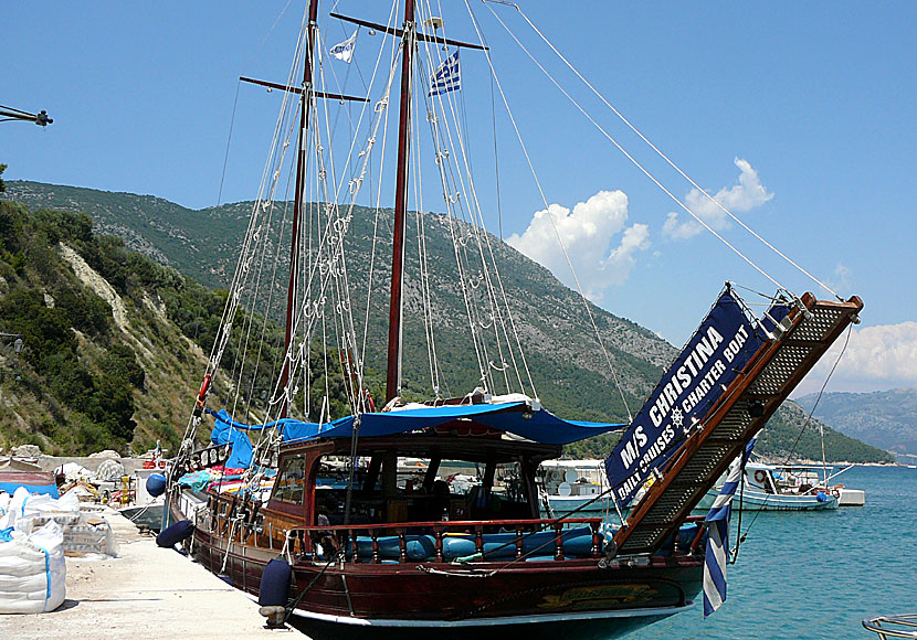 Utflykt med MS Christina på Lefkas.