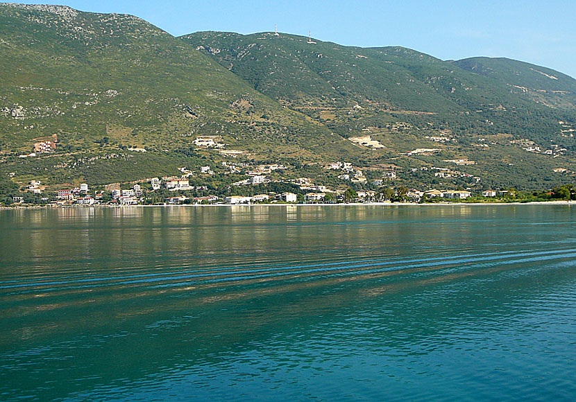 Ponti beach. Vasiliki. Lefkas.