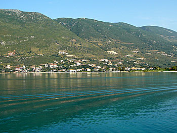 Vasiliki beach på Lefkas.  