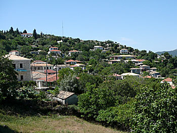 Byn Poros på Lefkas.  