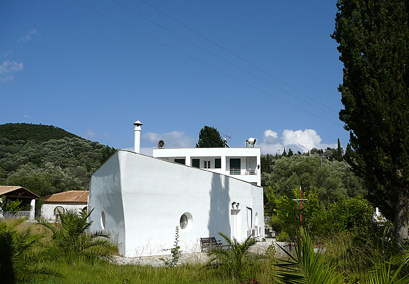 Halvön Yeni på Lefkas.