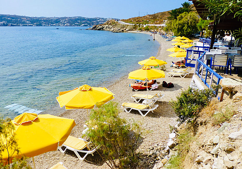 Leros bästa stränder. Dio Liskaria beach.