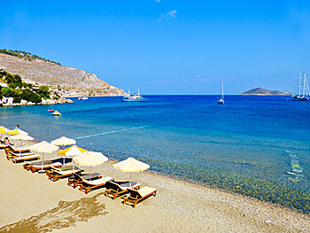 Vromolithos beach på Leros.