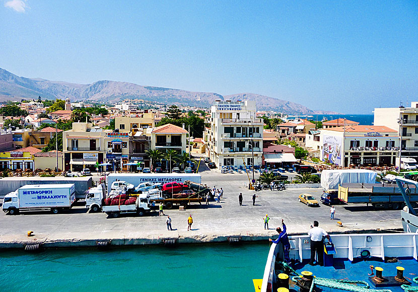 Hamnen i Mytilini på Lesbos.