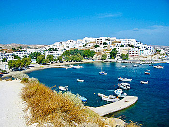 Adamas beach på Milos.