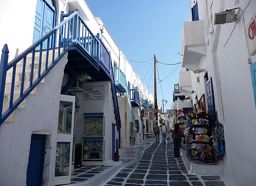 Mykonos stad. Chora.