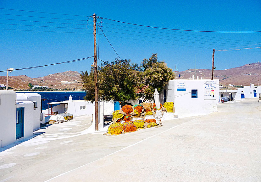 Fish Taverna Markos på halvön Tarsanas på Mykonos.