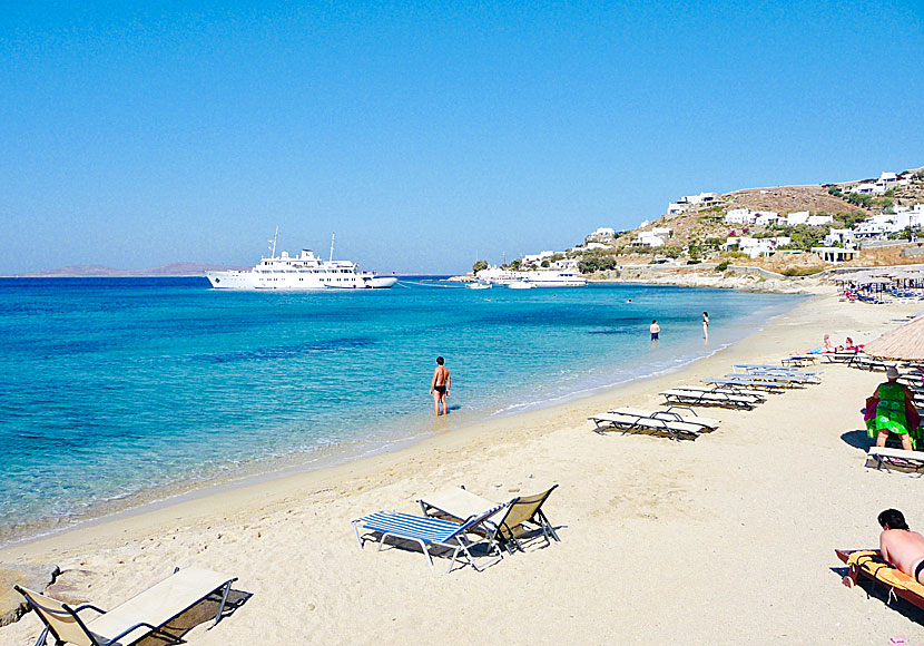 Agios Ioannis beach. Mykonos. Kreikka.
