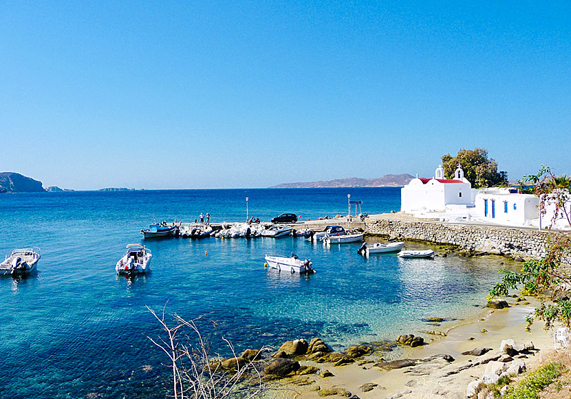 Agios Ioannis church på Mykonos i Grekland.