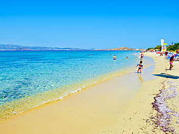 Agia Anna beach på Naxos.