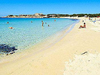 Aliko beach på Naxos.