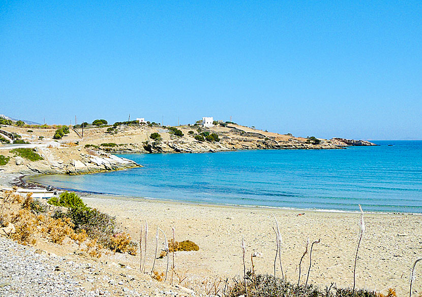 Naxos bästa stränder. Kleidos beach.