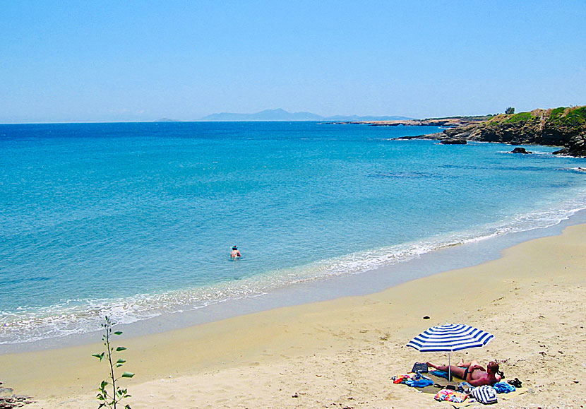 Moutsouna beach på Naxos.