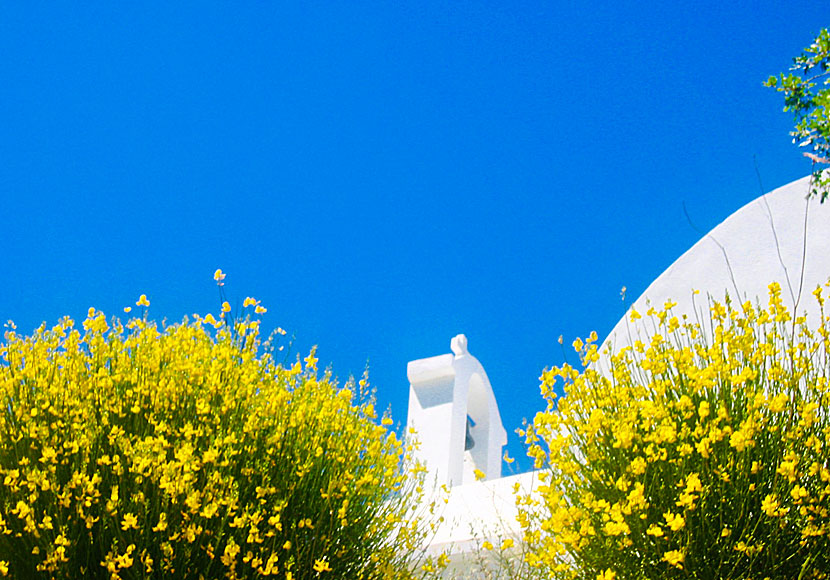 Kyrkor i Koronida på Naxos.