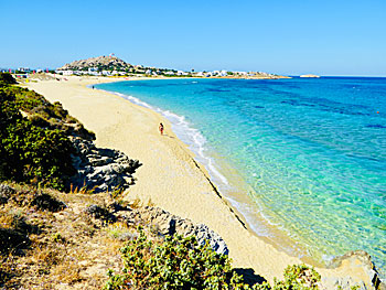 Mikri Vigla beach på Naxos.