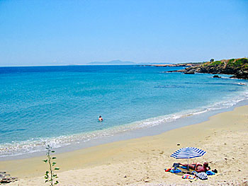 Moutsouna beach på Naxos.