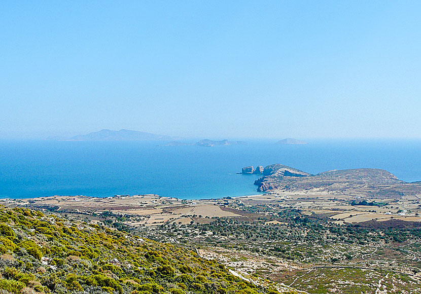 Den mysiga byn Moutsouna på östra Naxos i Kykladerna.