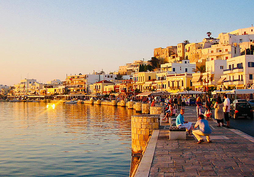 Chora på Naxos i Kykladerna.