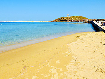 Naxos Town beach på Naxos.