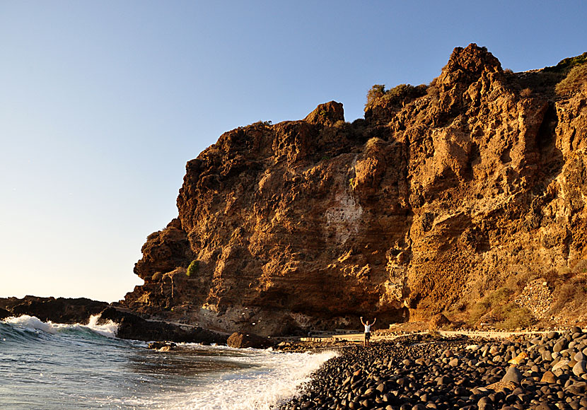 Hohlaki beach. Nisyros. Grekland