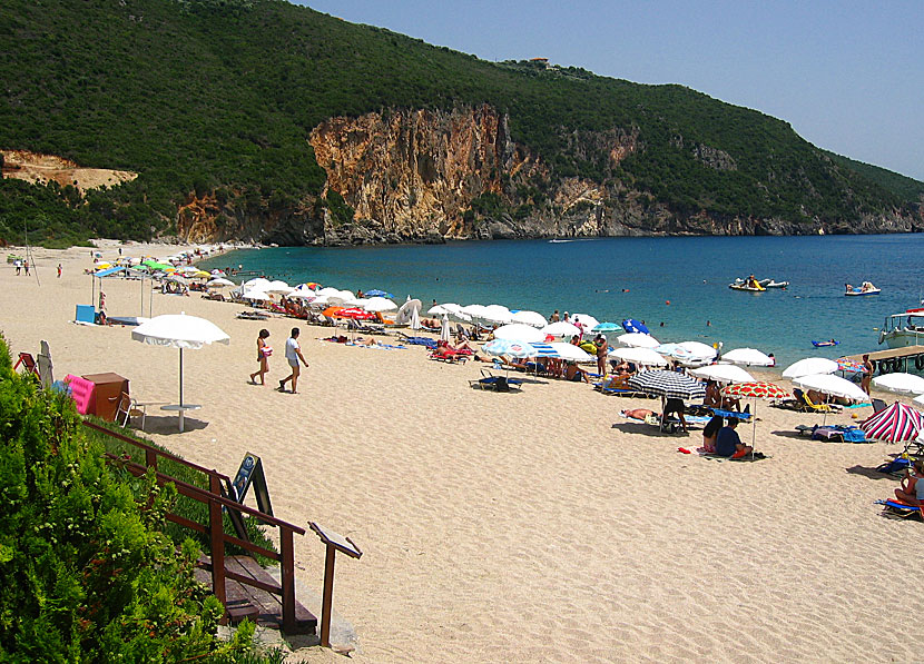 Lichnos beach söder om Parga.