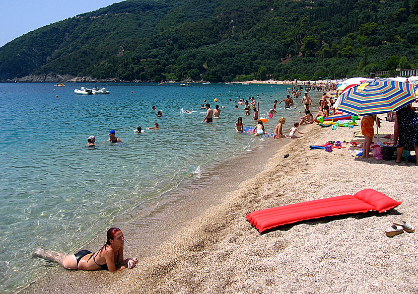 Lichnos beach nära Parga.