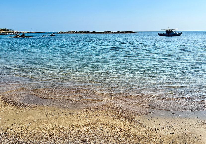 Agia Marina beach i Kallithea på Rhodos.