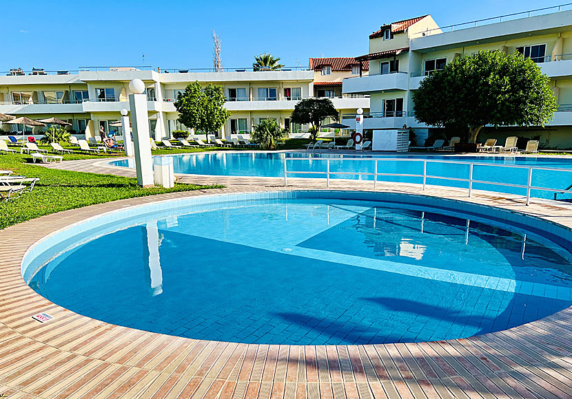 Amira Hotel i Kallithea ligger strax söder om Rhodos stad.