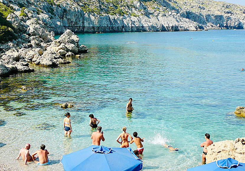 Anthony Quinn beach på Rhodos har fått sitt namn från filmen Kanonerna på Navarone.