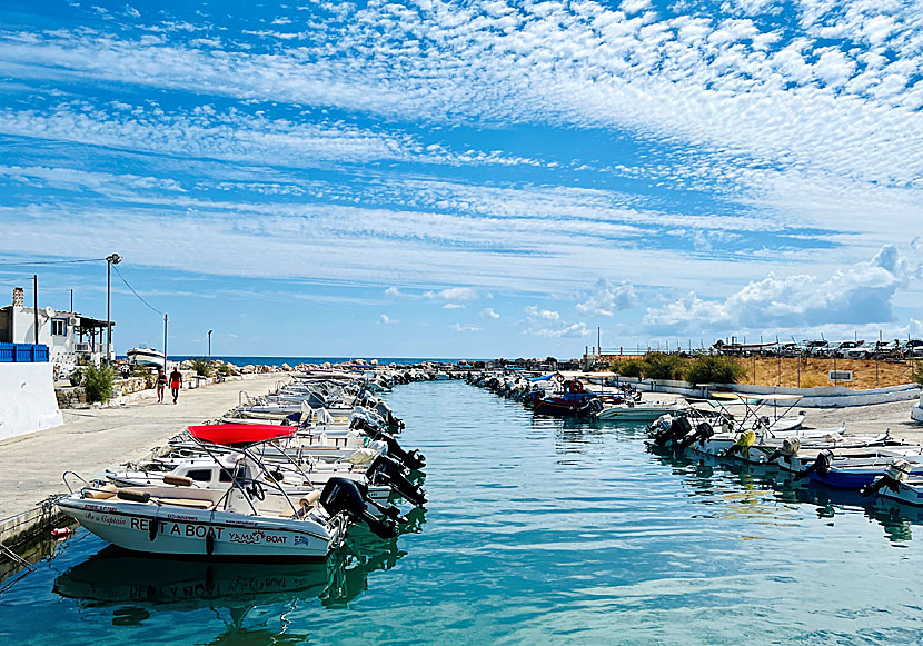 Hyra båt i Stegna på Rhodos.