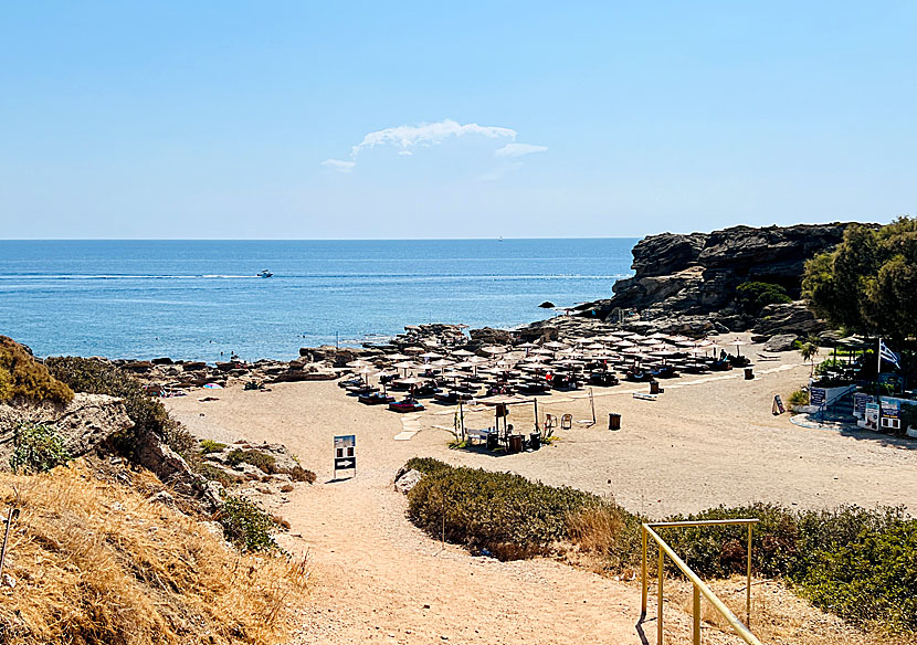 Missa inte Kokkina beach när du reser till Kallithea Springs beach på Rhodos i Grekland.