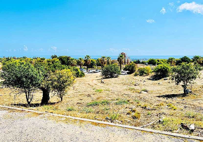 Kullen Agios Stefanos på Monte Smith ovanför Rhodos stad.