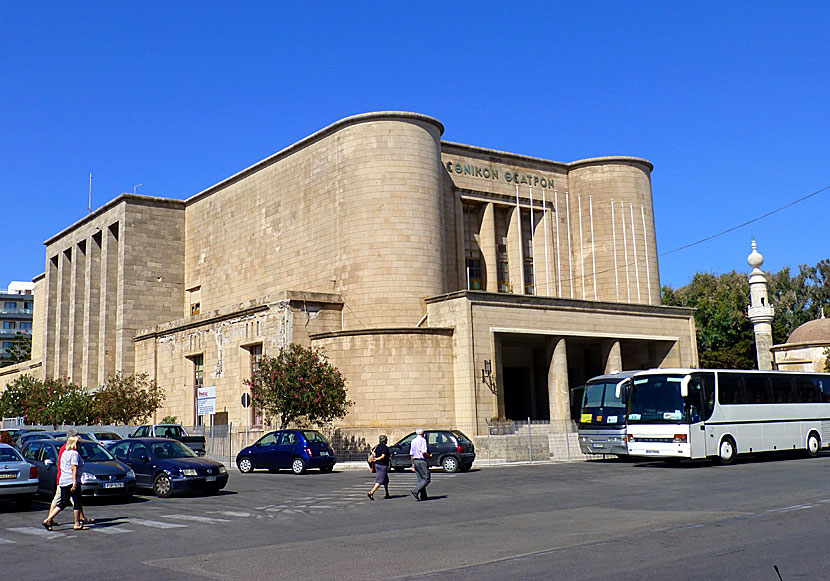 Nationalteatern i Rhodos stad.