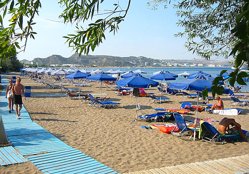 Faliraki beach. Rhodos.