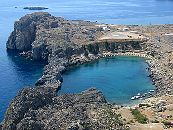 Saint Paul beach på Rhodos.