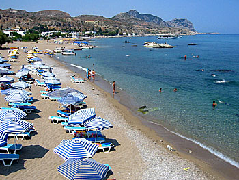 Stegna beach på Rhodos.