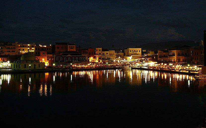 Hotell med utsikt i Chania på Kreta.