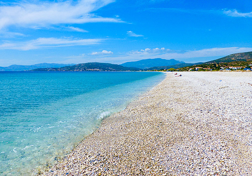 Mykali beach på Samos i Grekland.
