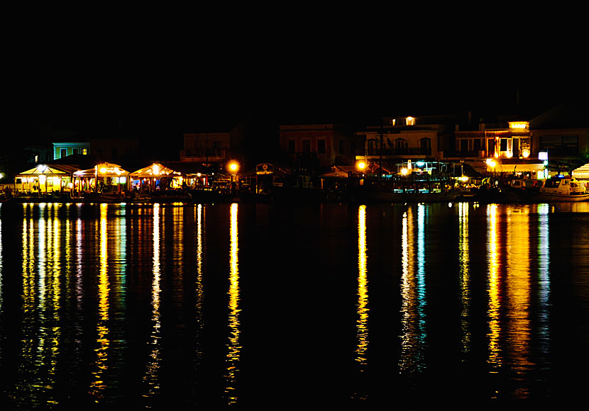 Bra restauranger, tavernor, kaféer och barer i Pythagorion på Samos.  