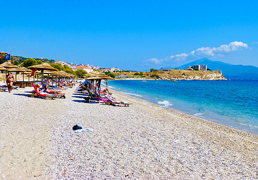 Missa inte Potokaki beach när du reser till Pythagorion på Samos.