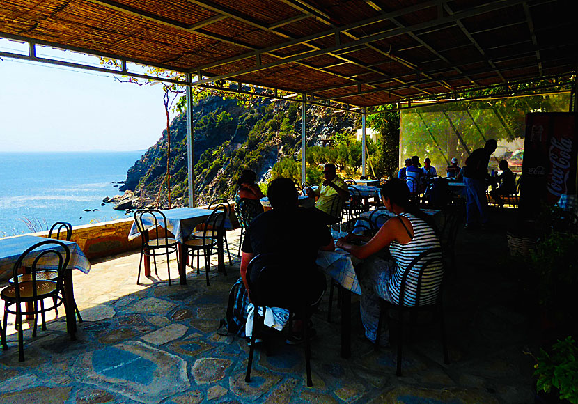 Taverna at the end of the world på Samos i Grekland.