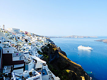 Byarna Fira & Katerados på Santorini.