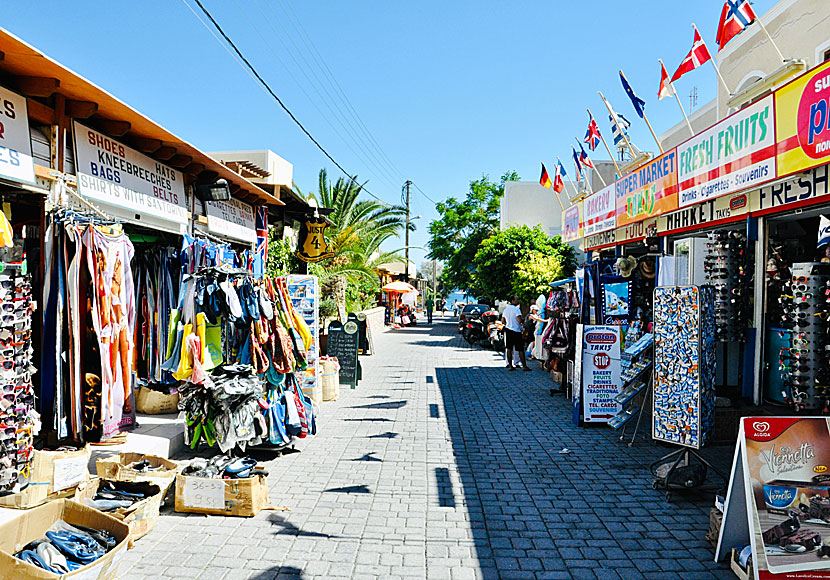 Shopping i Kamari på Santorini.