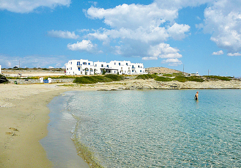 Lioliou beach på Schinoussa.