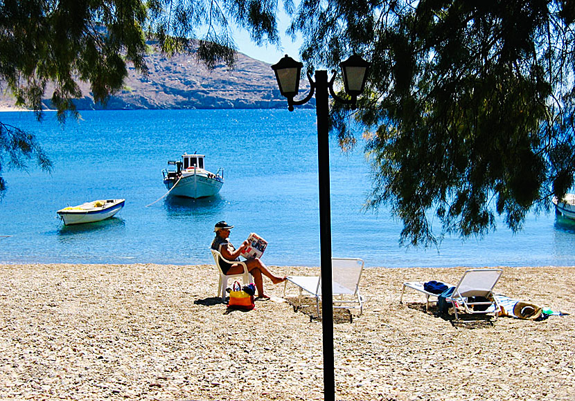 Koutalas beach taverna på Serifos.