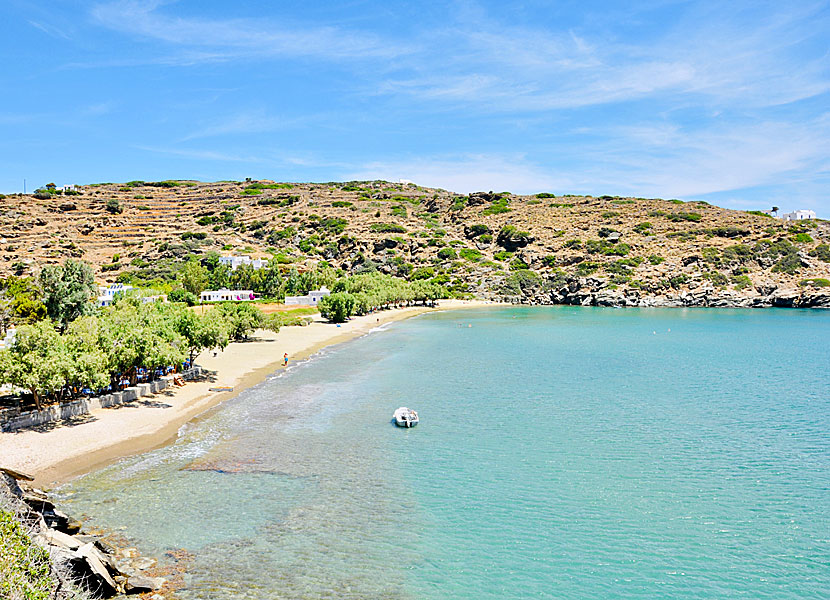 Sifnos bästa stränder. Apokofto beach. 